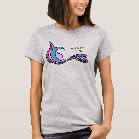マーメイド ストロング マーメイドテール Tシャツ (正面)