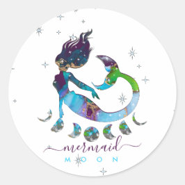 マーメイド スピリチュアル ゾディアック ラウンドシール