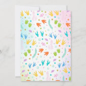 マーメイド&ダイナゾロウ誕生日招待状魔法 招待状 (裏面)