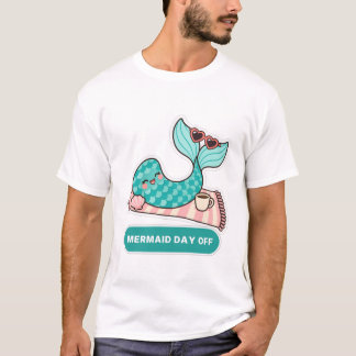 マーメイド・デイ・オフ かわいい マーメイド Tシャツ