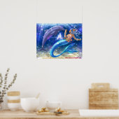 マーメイド/ドルフィン ポスター (キッチン)