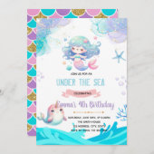 マーメイド・ナルファルの招待 招待状 (正面/裏面)