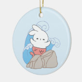 マーメイド・バニー・アドベンチャーズ夏のおもしろい セラミックオーナメント (左)