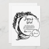 マーメイド バブル 招待状 (正面/裏面)