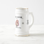 マーメイド・バルデュアの扉を赤くたたきながら ビールジョッキ (正面右)