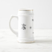 マーメイド・バルデュアの扉を赤くたたきながら ビールジョッキ (左)