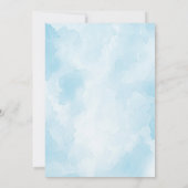 マーメイド ブラック バースデー インビテーション テンプレート (裏面)