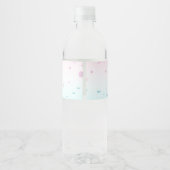 マーメイド ベビーシャワー ウォーター ボトル ラベル (裏面)