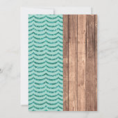 マーメイド&ベースボールジョイントボーイガール誕生日招待状 招待状 (裏面)