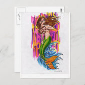 マーメイド ポストカード (正面/裏面)