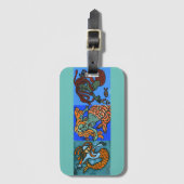 マーメイド&マーメン ラゲッジタグ (正面縦)