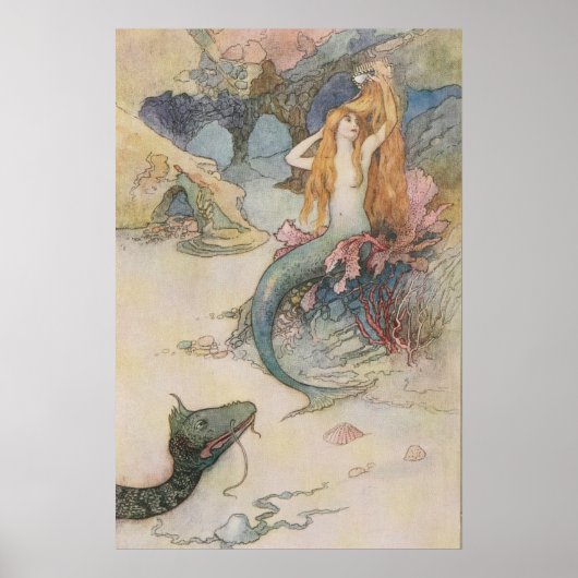 マーメイド・ワーウィック・ゴブル(英語、1862 - 1943) ポスター (正面)