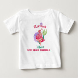 マーメイド ヴァイブス 幼児用Tシャツ ベビーTシャツ