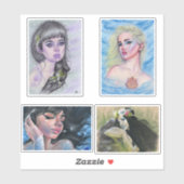 マーメイド・ヴィニルがシールを切り取った シール (シート)