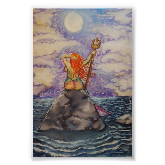 マーメイド：右の最後の星 フォトプリント            (正面)