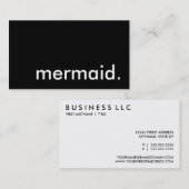 マーメイド. 名刺 (正面/裏面)