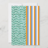 マーメイド&建築ジョインボーイガール誕生日 招待状 (裏面)