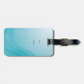 マーメイド – 水彩ファンタジー ラゲッジタグ (裏面横)