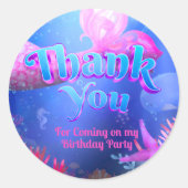 マーメイド – 海下 ラウンドシール (正面)