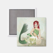 マーメイド、砂とシェル磁石 マグネット (正面/裏面)