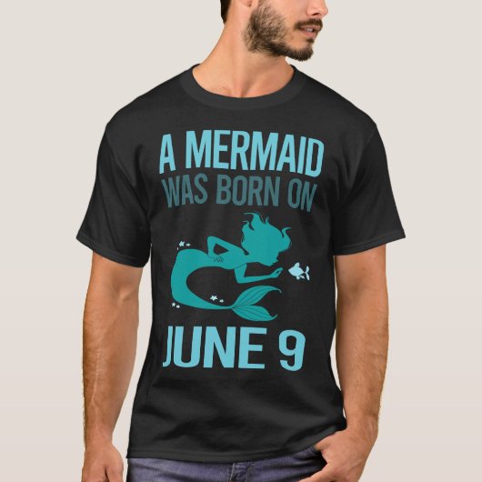 マーメイド – 6月9日9日 Tシャツ (正面)