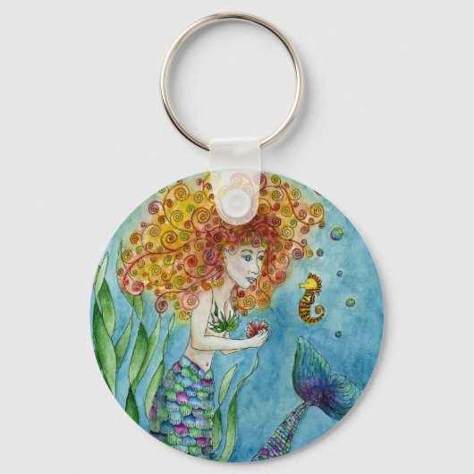 マーメイド – Seahorse Keychain キーホルダー (正面)