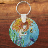 マーメイド – Seahorse Keychain キーホルダー (正面)