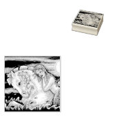 マーメイドON MERHORSEファンタジースタンプ*クローズアップ ラバースタンプ (押印)