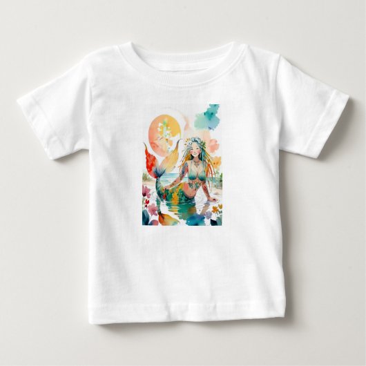 マーメイドTシャツ ベビーTシャツ (正面)