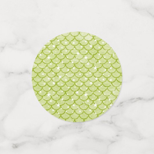 マーメカラフルドはかりで測デザインテーブル紙吹雪 コンフェッティ (スモール正面)