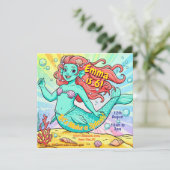 マーメカラフルドパーティー招待状 シーズンカード (スタンド正面)