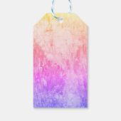 マーメグラデーションド絵画の虹 ギフトタグ (裏面)