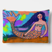 マーメサイケデリックド抽象芸術絵画ズ アクセサリーポーチ (正面)