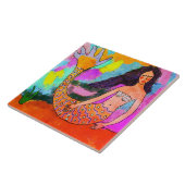 マーメサイケデリックド抽象芸術絵画ズ タイル (側面)