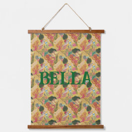 マーメパーソナライズされたド子供部屋ウォーつるズ 吊り下げ型タペストリー