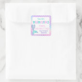 マーメパーソナライズされたードバレンタインデー スクエアシール (バッグ)