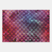 マーメモダンドグリッターギフト包装紙シート ラッピングペーパーシート (正面3)