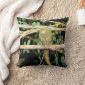 マーモセットモンキーオンブランチ、クッション クッション (ブランケット)