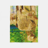 マーモッツの全て – ベビーイエローベリーズのマーモット フリースブランケット (正面)