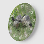 マーモッツ壁時計 ラージ壁時計 (傾斜)