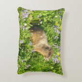 マーモットイン山レイニアワイルドフラワー アクセントクッション (裏面(縦))