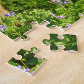 マーモットイン山レイニアワイルドフラワー ジグソーパズル (側面)