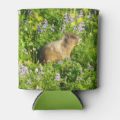 マーモットイン山レイニアワイルドフラワー 缶クーラー (正面)