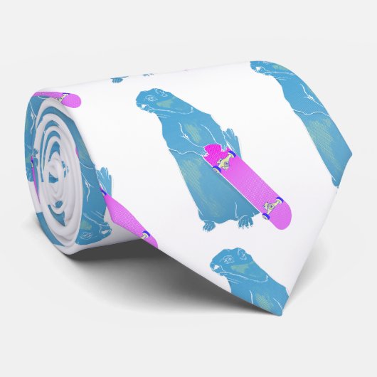 マーモットウッドチャックのスケートボード ネクタイ (ロール)