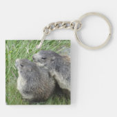 マーモットキーチェーン キーホルダー (裏面)