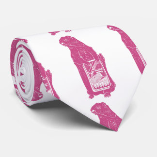 マーモットグラン食べ物ホッグのイワシ ネクタイ