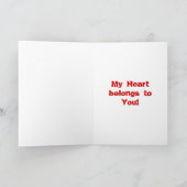 マーモットバレンタインのカード シーズンカード (内部)