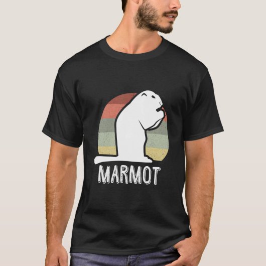 マーモット ダストレスドスタイル Tシャツ (正面)