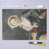 『マーモット·バイ·フラゴナード』の少女 薄葉紙 (クラフト)