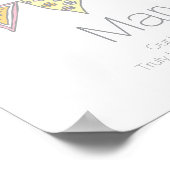 マーヤムの女の子の名前と意味のバンティングポスター ポスター (角)